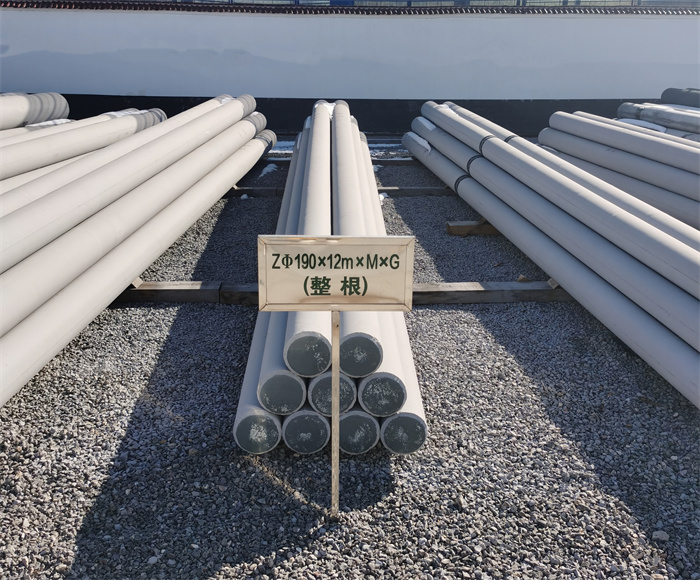 穆棱190×12米钢筋混凝土水泥电线杆